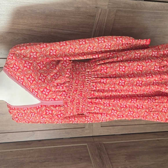 Max Studio Red Floral Dress - Picture 3 of 8